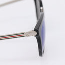 GUCCI Interlocking G Web Sherry Line Sunglasses Metal Black Silver Auth am12309M-4