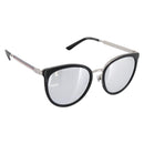 GUCCI Interlocking G Shelly Sunglasses Metal Black Silver Auth am12315M-1