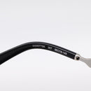GUCCI Interlocking G Shelly Sunglasses Metal Black Silver Auth am12315M-11