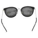 GUCCI Interlocking G Shelly Sunglasses Metal Black Silver Auth am12315M-2
