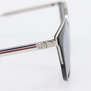 GUCCI Interlocking G Shelly Sunglasses Metal Black Silver Auth am12315M-4