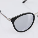 GUCCI Interlocking G Shelly Sunglasses Metal Black Silver Auth am12315M-7