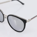 GUCCI Interlocking G Shelly Sunglasses Metal Black Silver Auth am12315M-8