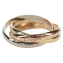 CARTIER Trinity Ring Au750 Gold Silver Auth am12316SM-1