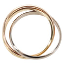 CARTIER Trinity Ring Au750 Gold Silver Auth am12316SM-5
