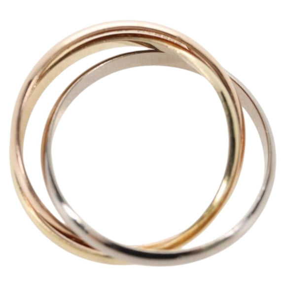 CARTIER Trinity Ring Au750 Gold Silver Auth am12316SM