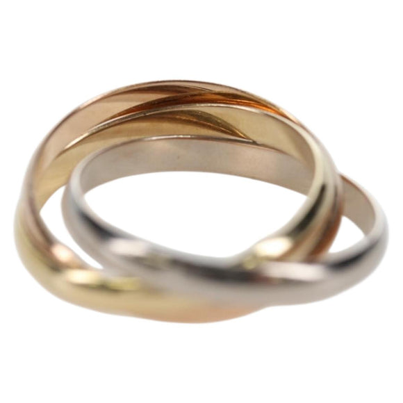 CARTIER Trinity Ring Au750 Gold Silver Auth am12316SM
