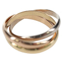 CARTIER Trinity Ring Au750 Gold Silver Auth am12316SM-8