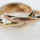 CARTIER Trinity Ring Au750 Gold Silver Auth am12316SM-9