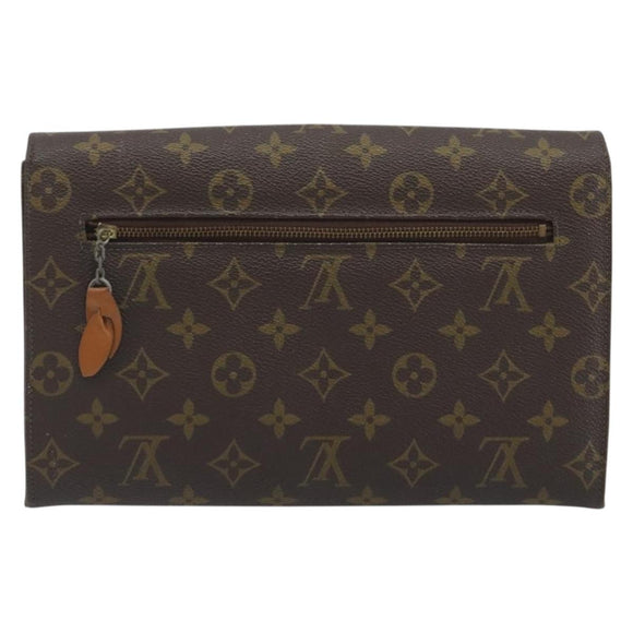 LOUIS VUITTON Monogram Envelope Clutch Bag USA limited LV Auth am12317A