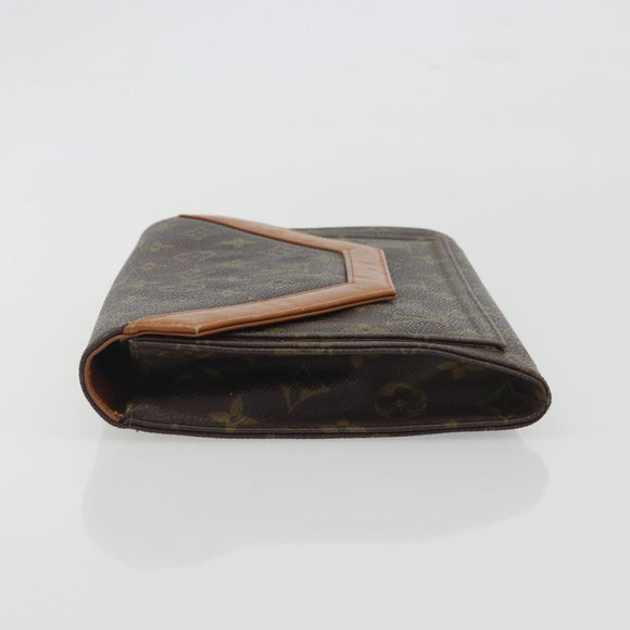 LOUIS VUITTON Monogram Envelope Clutch Bag USA limited LV Auth am12317A
