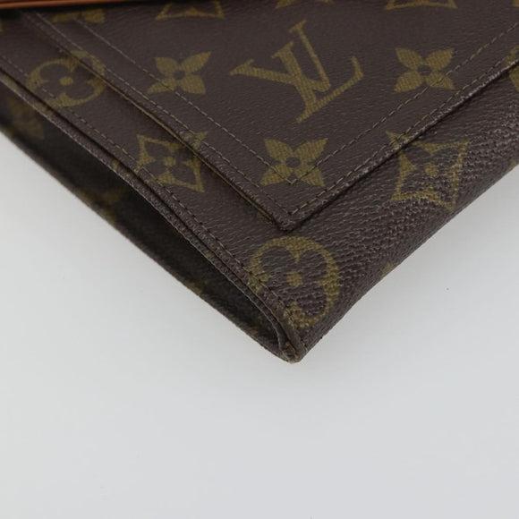 LOUIS VUITTON Monogram Envelope Clutch Bag USA limited LV Auth am12317A