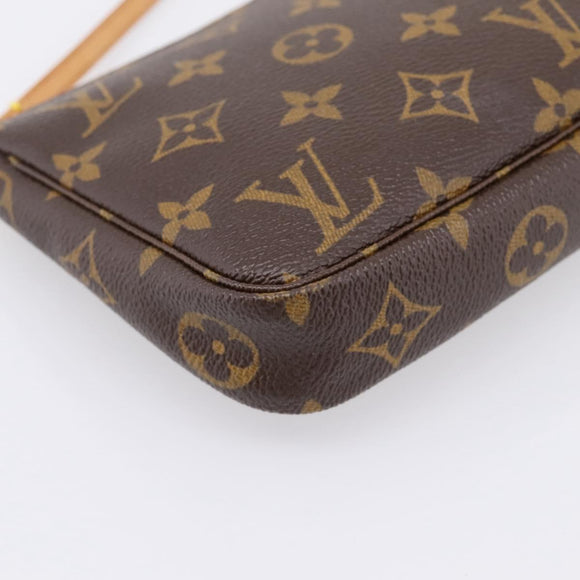 LOUIS VUITTON Monogram Pochette Accessoires Pouch M51980 LV Auth am12318V