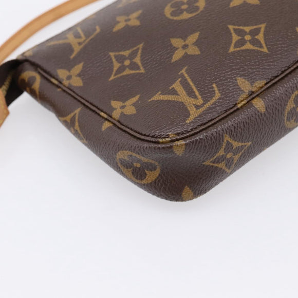 LOUIS VUITTON Monogram Pochette Accessoires Pouch M51980 LV Auth am12318V
