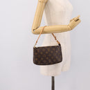 LOUIS VUITTON Monogram Pochette Accessoires Pouch M51980 LV Auth am12318V-20