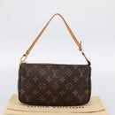 LOUIS VUITTON Monogram Pochette Accessoires Pouch M51980 LV Auth am12318V-21
