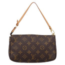 LOUIS VUITTON Monogram Pochette Accessoires Pouch M51980 LV Auth am12318V-3