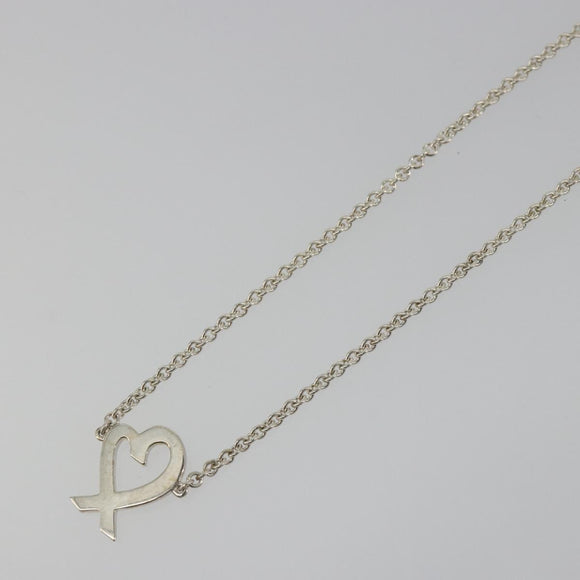TIFFANY&Co. Loving Heart Bracelet Ag925 Silver Auth am12320M