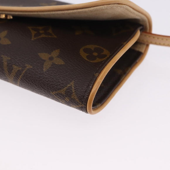LOUIS VUITTON Monogram Pochette Twin PM Shoulder Bag M51854 LV Auth am12323V