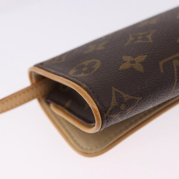 LOUIS VUITTON Monogram Pochette Twin PM Shoulder Bag M51854 LV Auth am12323V