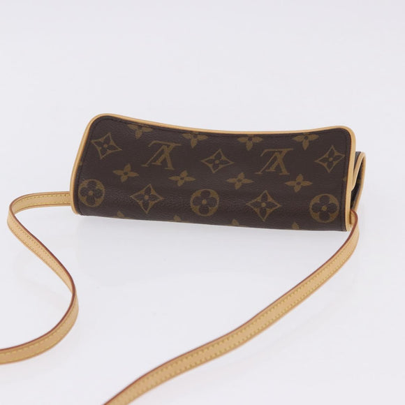LOUIS VUITTON Monogram Pochette Twin PM Shoulder Bag M51854 LV Auth am12323V