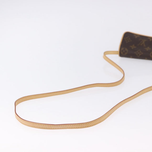 LOUIS VUITTON Monogram Pochette Twin PM Shoulder Bag M51854 LV Auth am12323V