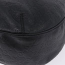 GUCCI GuccissimaGG Shoulder Bag Leather Black Gold Tone 233604 Auth am12324V-16