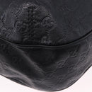 GUCCI GuccissimaGG Shoulder Bag Leather Black Gold Tone 233604 Auth am12324V-18