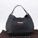 GUCCI GuccissimaGG Shoulder Bag Leather Black Gold Tone 233604 Auth am12324V-12