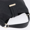 GUCCI GuccissimaGG Shoulder Bag Leather Black Gold Tone 233604 Auth am12324V-6