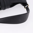 GUCCI GuccissimaGG Shoulder Bag Leather Black Gold Tone 233604 Auth am12324V-7