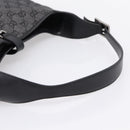 GUCCI GG Canvas Jackie Shoulder Bag Black Silver 00963 Auth am12328V-7