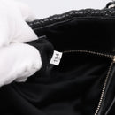 Miu Miu Matelasse Hand Bag Leather 2way Silver Black Auth am12329V-11