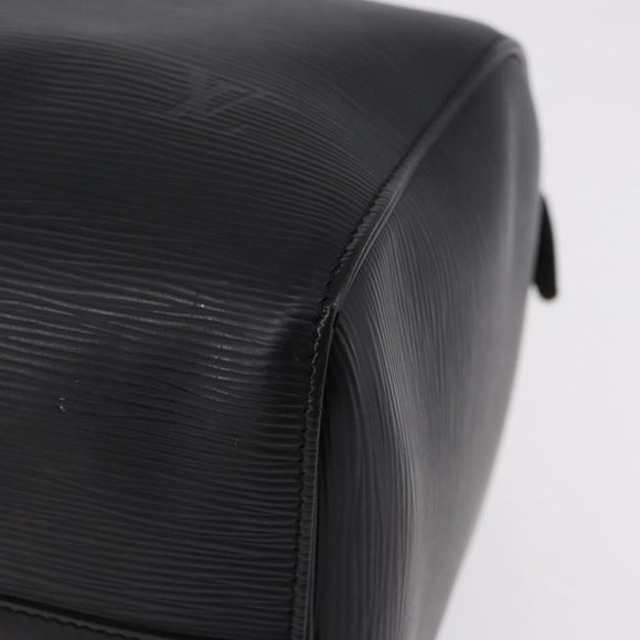 LOUIS VUITTON Epi Speedy 35 Hand Bag Noir Black M42992 LV Auth am12330V