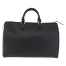 LOUIS VUITTON Epi Speedy 35 Hand Bag Noir Black M42992 LV Auth am12330V-13