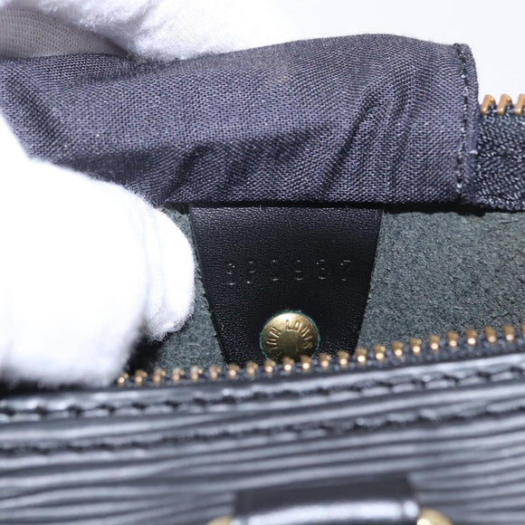 LOUIS VUITTON Epi Speedy 35 Hand Bag Noir Black M42992 LV Auth am12330V