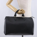 LOUIS VUITTON Epi Speedy 35 Hand Bag Noir Black M42992 LV Auth am12330V-22