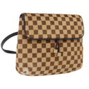 LOUIS VUITTON Damie Sovage Gazelle Harako leather Brown LV Auth am12331A-1