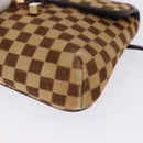 LOUIS VUITTON Damie Sovage Gazelle Harako leather Brown LV Auth am12331A-14