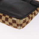 LOUIS VUITTON Damie Sovage Gazelle Harako leather Brown LV Auth am12331A-16