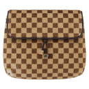 LOUIS VUITTON Damie Sovage Gazelle Harako leather Brown LV Auth am12331A-13