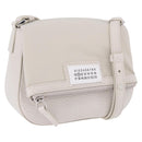 Maison Margiela Shoulder Bag Leather White Silver Auth am12334M-1