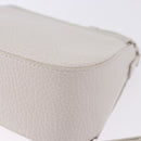 Maison Margiela Shoulder Bag Leather White Silver Auth am12334M-18
