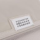 Maison Margiela Shoulder Bag Leather White Silver Auth am12334M-19
