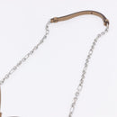 Maison Margiela Purse Chain Shoulder Bag Leather 2way Beige Silver Auth am12335M-15