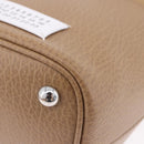 Maison Margiela Purse Chain Shoulder Bag Leather 2way Beige Silver Auth am12335M-16