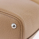 Maison Margiela Purse Chain Shoulder Bag Leather 2way Beige Silver Auth am12335M-18