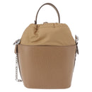 Maison Margiela Purse Chain Shoulder Bag Leather 2way Beige Silver Auth am12335M-2