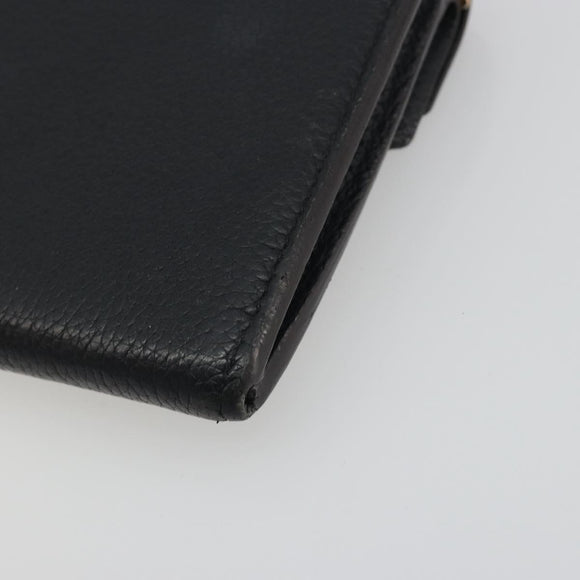 LOUIS VUITTON Monogram Portefeuille Duble V Wallet Black M64319 LV Auth am12337V