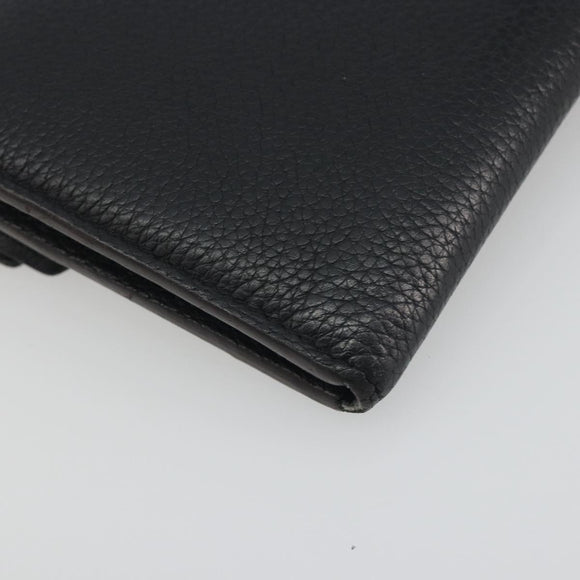 LOUIS VUITTON Monogram Portefeuille Duble V Wallet Black M64319 LV Auth am12337V